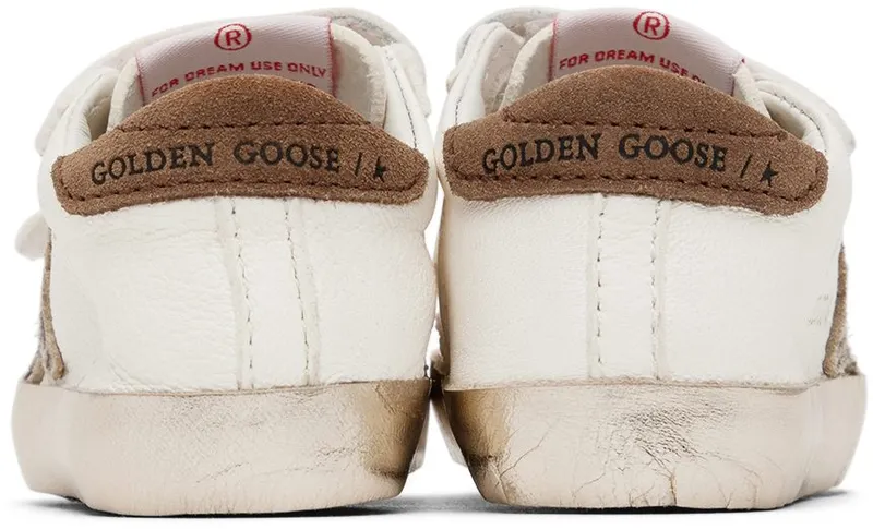 Golden Goose Baby White School Sneakers (GIF00166.F003283.11204)