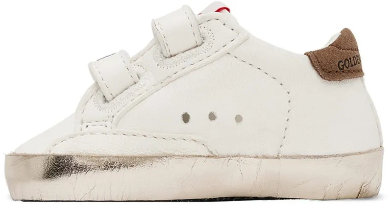 Golden Goose Baby White School Sneakers (GIF00166.F003283.11204)