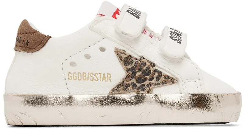 Golden Goose Baby White School Sneakers (GIF00166.F003283.11204)
