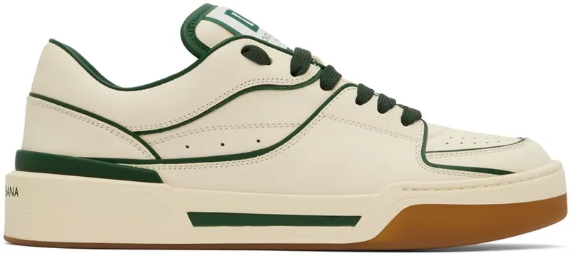 Dolce & Gabbana Off-White New Roma Sneakers (CS2036AY953)