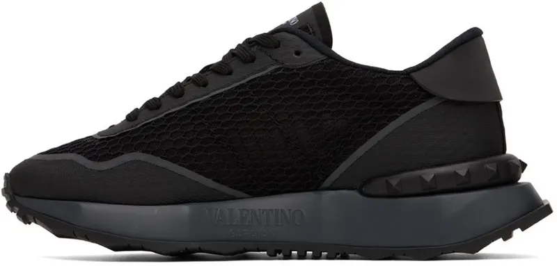 Valentino Garavani Black Netrunner Sneakers (1Y2S0F28XKL)