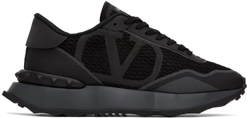 Valentino Garavani Black Netrunner Sneakers (1Y2S0F28XKL)