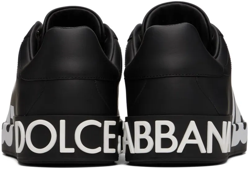 Dolce & Gabbana White & Red Portofino Low-Top Sneakers (CS1772AC330)
