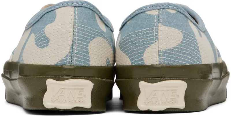 Vans Off-White & Blue OG Style 50 Sneakers (VN0A5FC6BLU1)