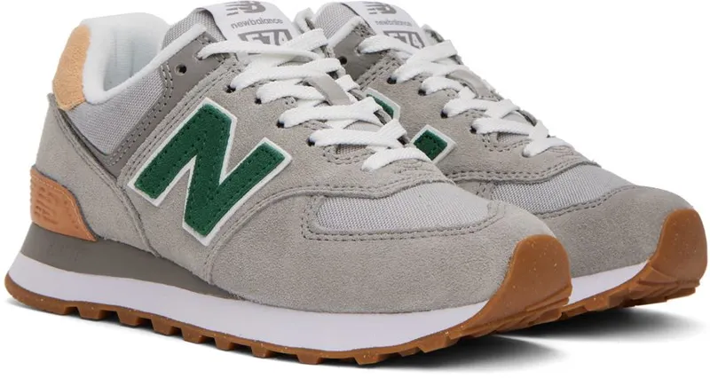 New Balance Gray 574 Sneakers (WL574RF2)