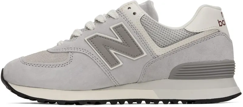 New Balance Gray 574 Sneakers (U574AL2)