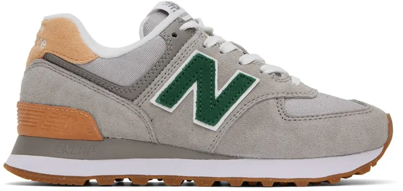 New Balance Gray 574 Sneakers (WL574RF2)