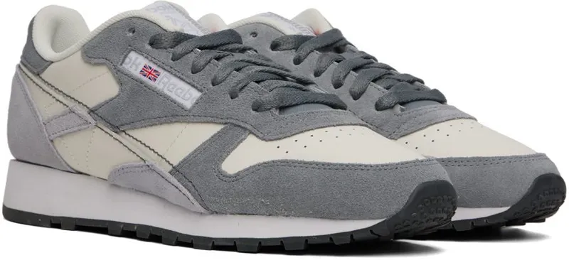 Reebok Classics Gray & Off-White Make It Yours Sneakers (GY8816)