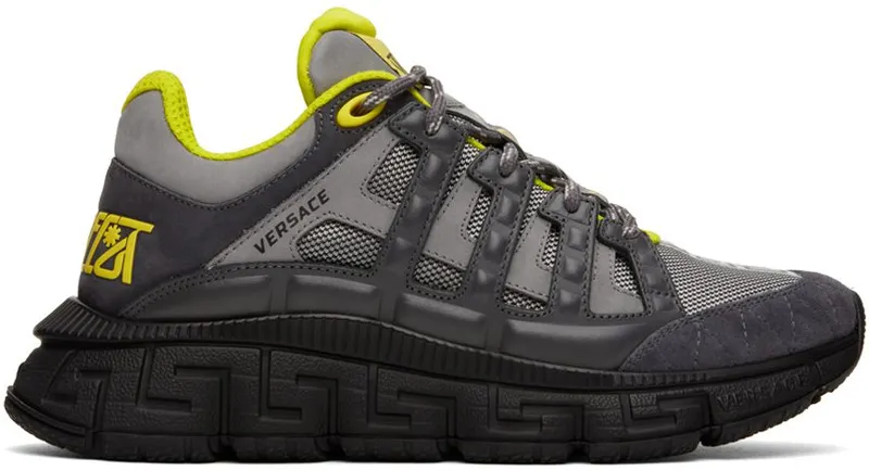 Versace Gray Trigreca Sneakers (DSU8094 1A04984)