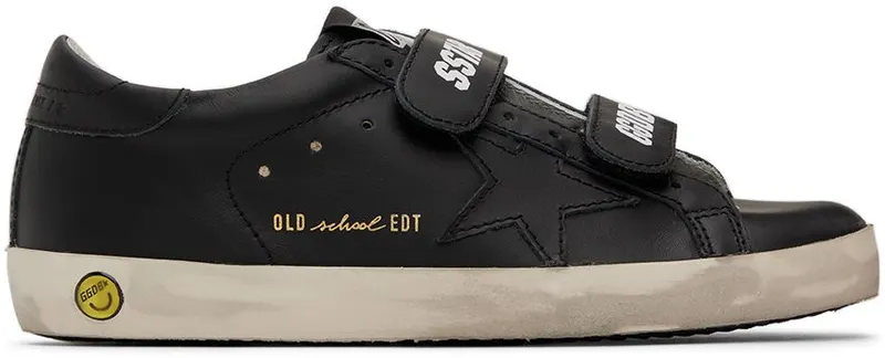 Golden Goose Kids Black Old School Sneakers (GYF00111.F000419.90100)