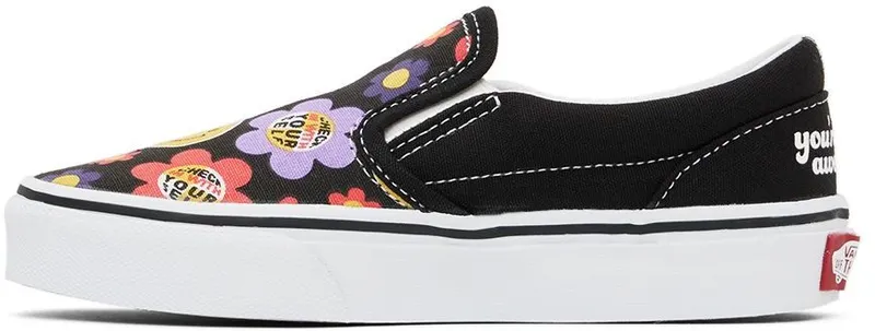 VANS Classic Slip-on Kinderschoenen Zwart (VN000ZBUBLK)