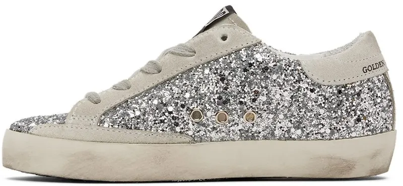 Golden Goose Kids Silver Super-Star Sneakers (GYF00101.F000416.70136)