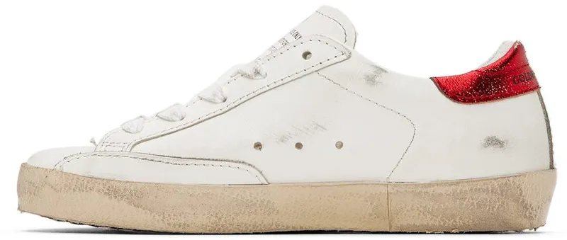 Golden Goose Kids White Super-Star Sneakers (GYF00101.F003315.11222)