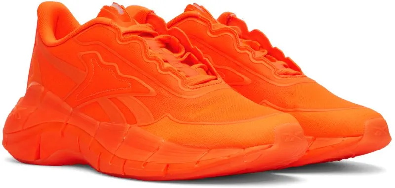 Reebok By Victoria Beckham Orange Zig Kinetica Sneakers (GY1568)
