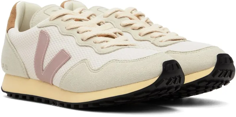 VEJA Taupe & Pink SDU Alveomesh Sneakers (RR0102966)