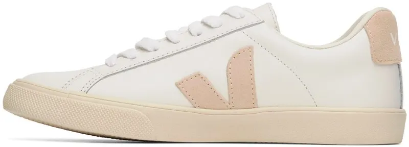 VEJA White & Beige Esplar Sneakers (EO0202335)