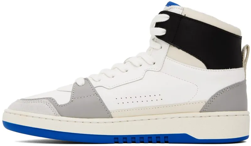 Axel Arigato White & Gray Dice Hi Sneakers (F0003017)