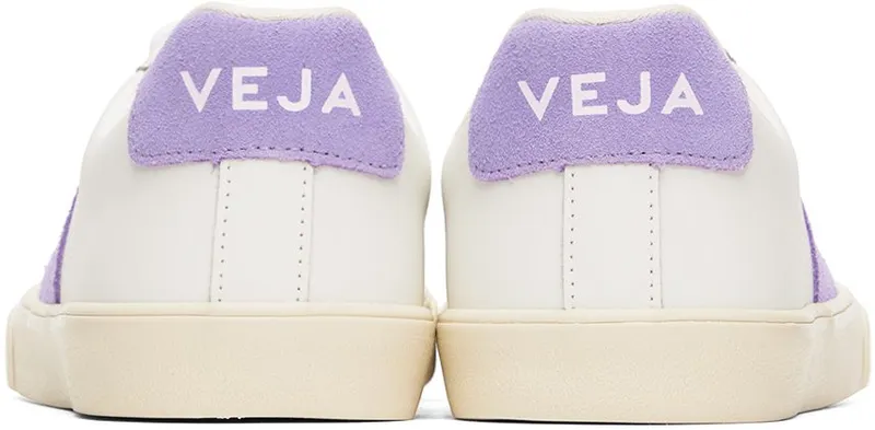 VEJA White & Purple Esplar Sneakers (EO0202968)