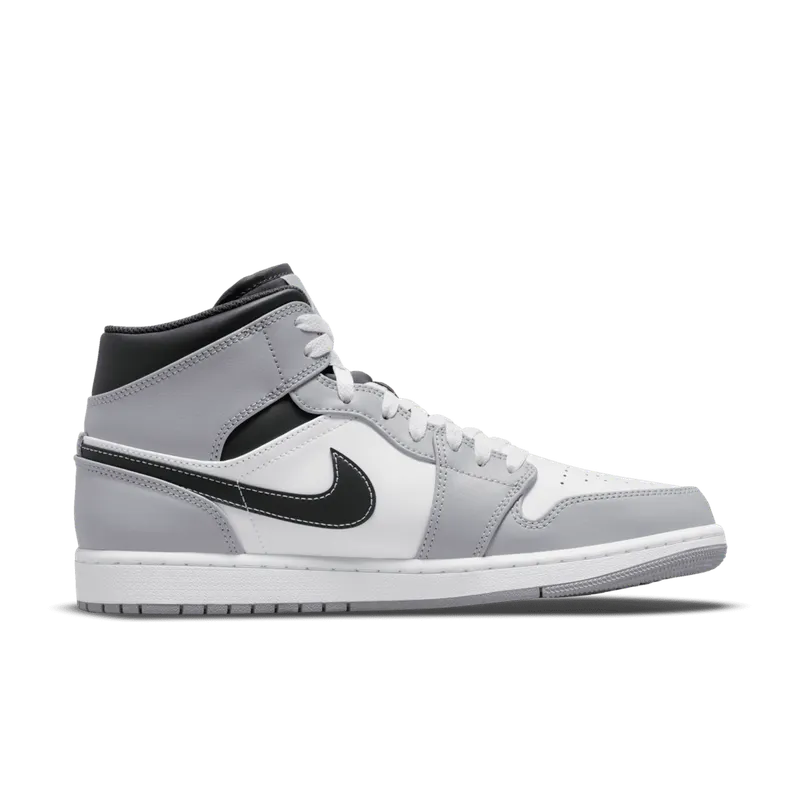 Air Jordan 1 Mid Smoke Grey Black (554724-078)