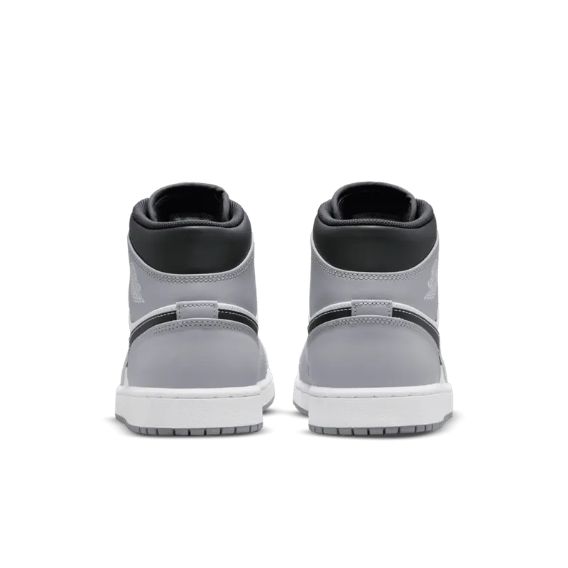 Air Jordan 1 Mid Smoke Grey Black (554724-078)