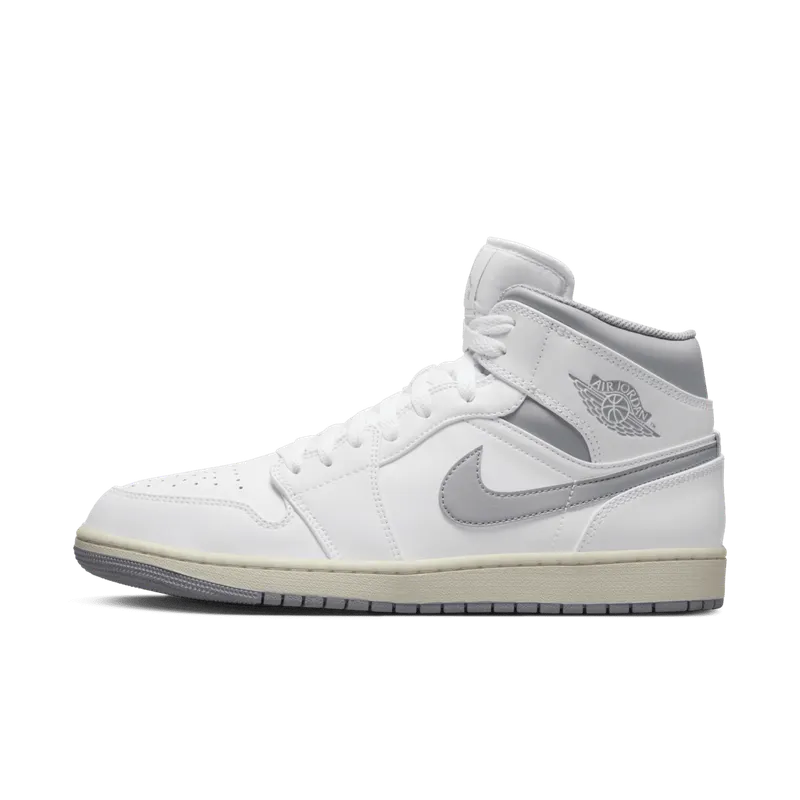 Air Jordan 1 Mid Wit (554724-135)