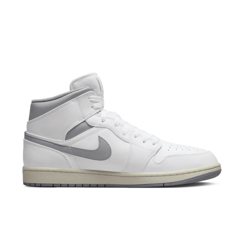 Air Jordan 1 Mid Wit (554724-135)