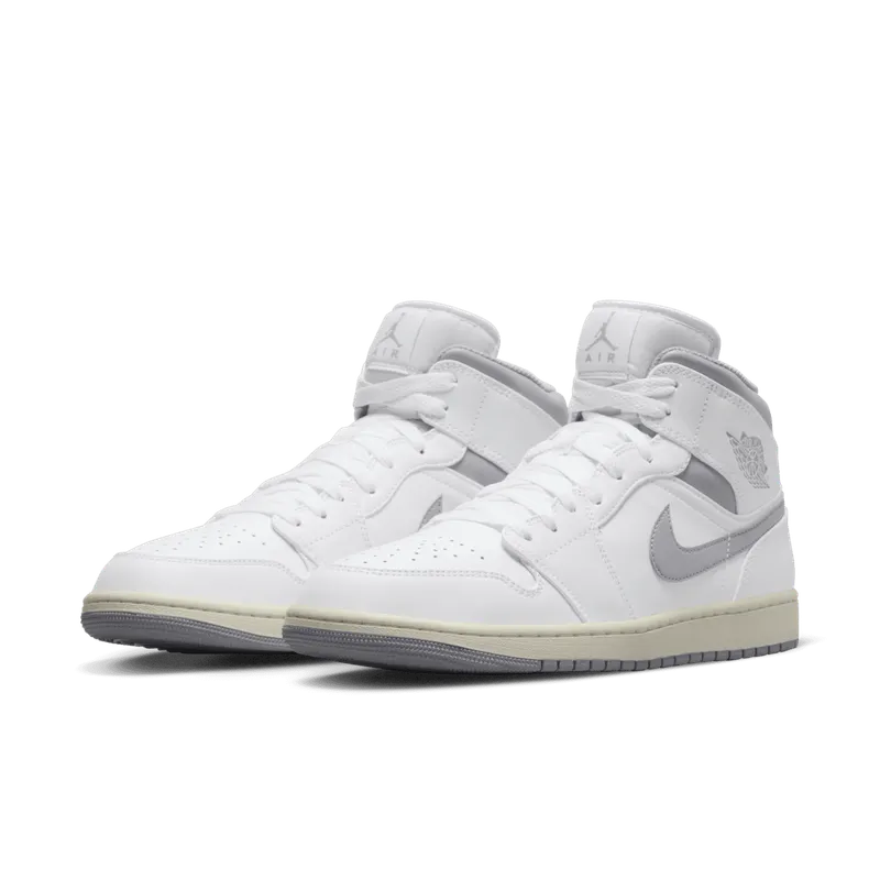 Air Jordan 1 Mid Wit (554724-135)