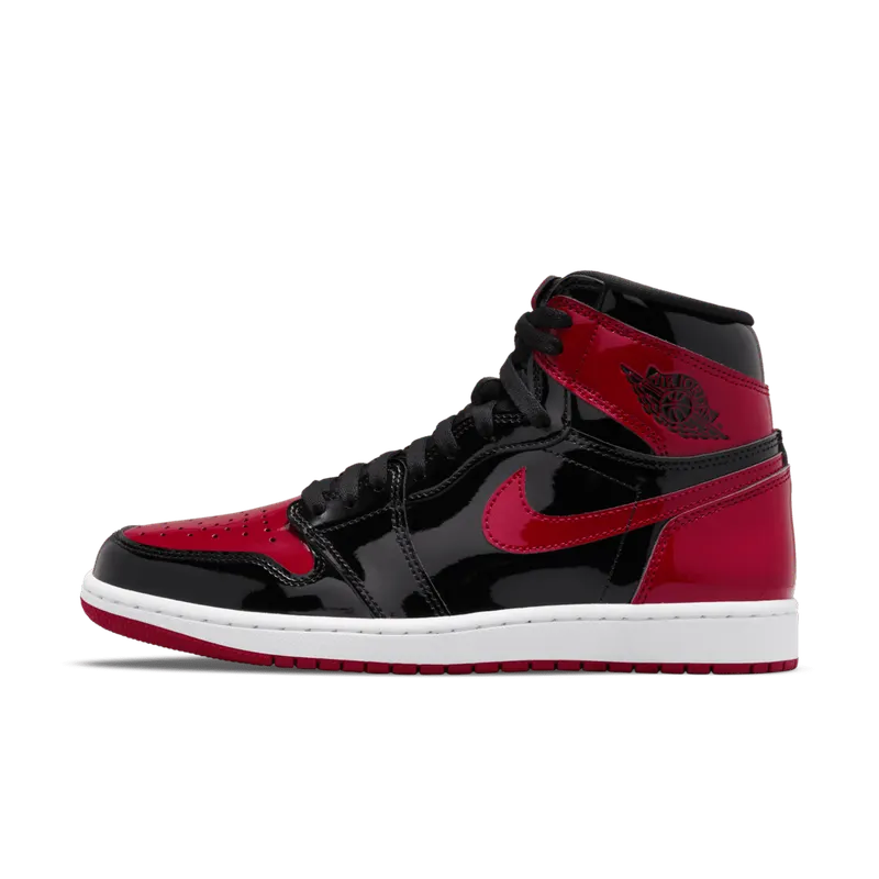 Air Jordan 1 Retro High OG Bred Patent (555088-063)