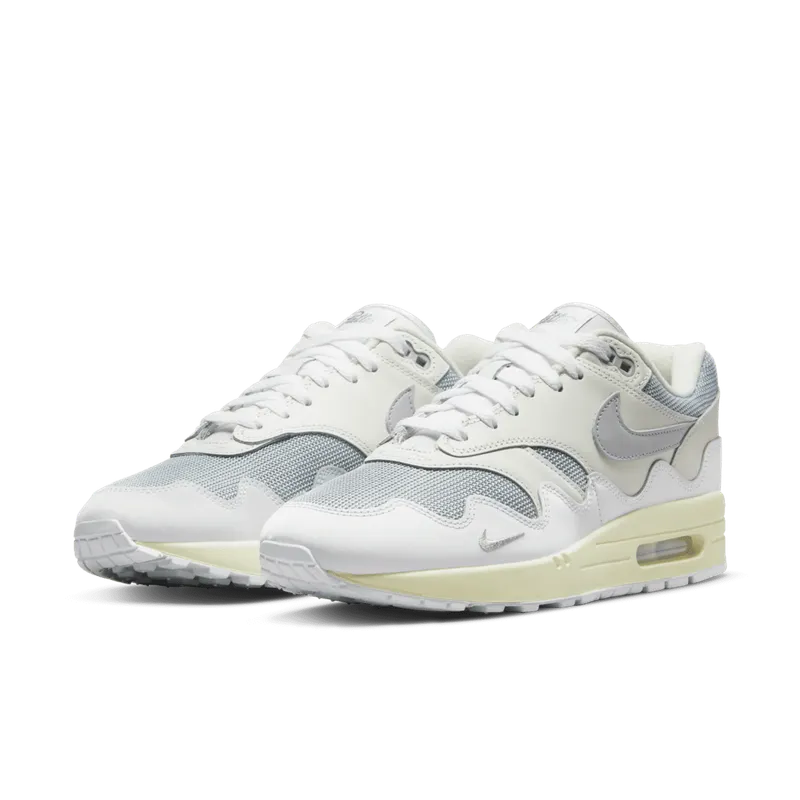 Nike Air Max 1 x Patta Wit/Metallic Silver/Pure Platinum (DQ0299-100)