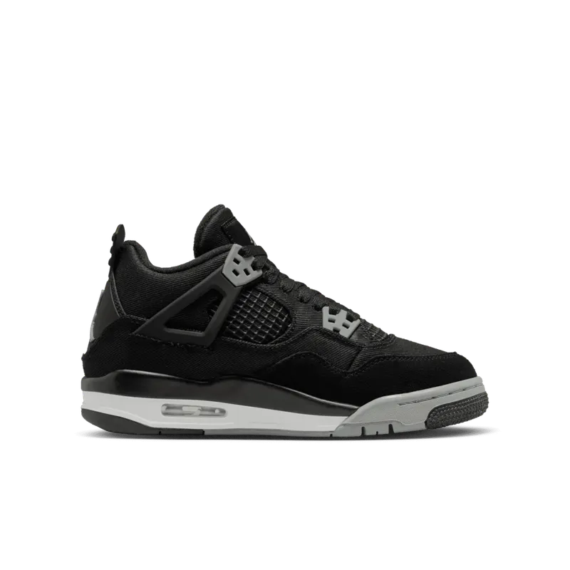 Air Jordan 4 Retro ‘Black Canvas’ (DV0553-006)