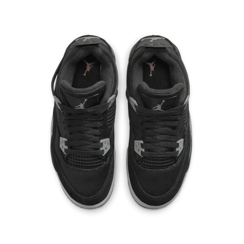 Air Jordan 4 Retro ‘Black Canvas’ (DV0553-006)