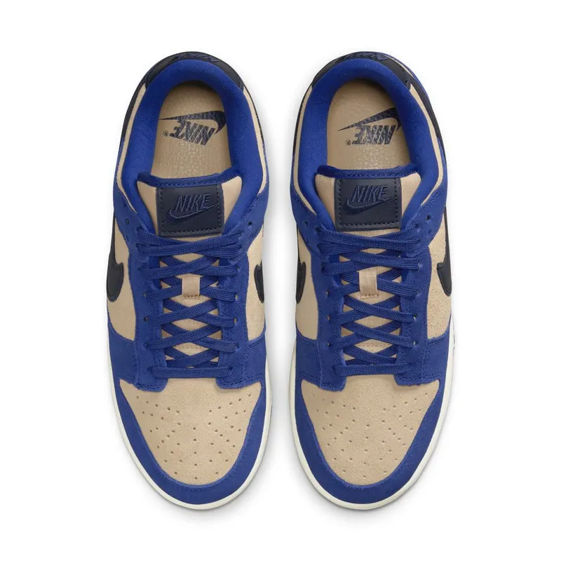 Nike Dunk Low “Blue Suede” Deep Royal Blue / Sesame / Midnight Navy / Dark Obsidian (DV7411-400)