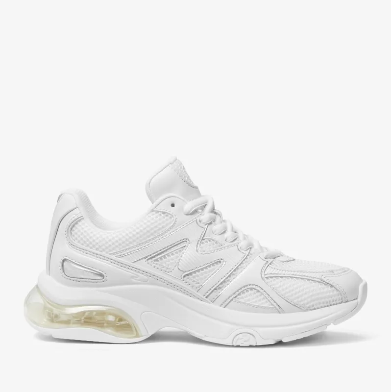 Michael Kors MK Kit Extreme Mesh and Leather Trainer – Optic White (43S3KIFS1D-1999)