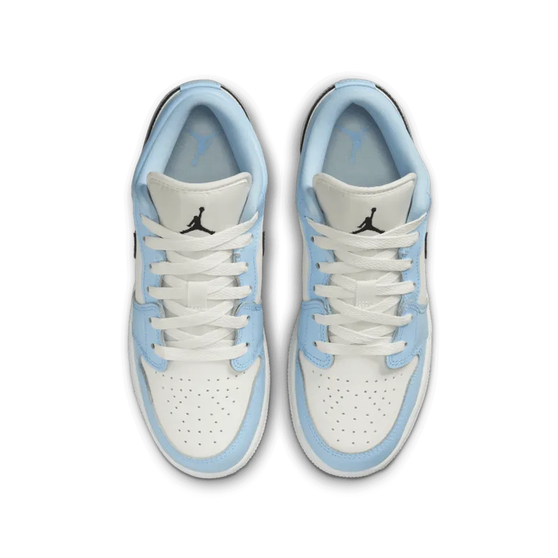 Air Jordan 1 Low ‘White / Ice Blue / Black’ (554723-401)