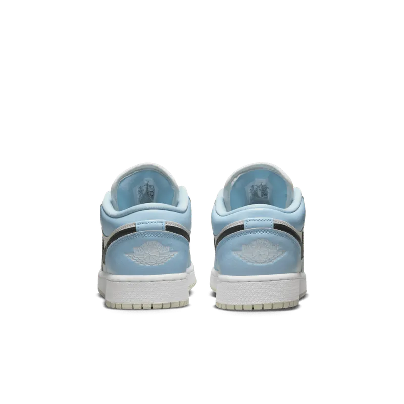 Air Jordan 1 Low ‘White / Ice Blue / Black’ (554723-401)