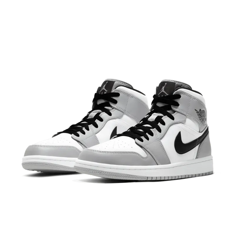 Air Jordan 1 Mid Light Smoke Grey (554724-092)