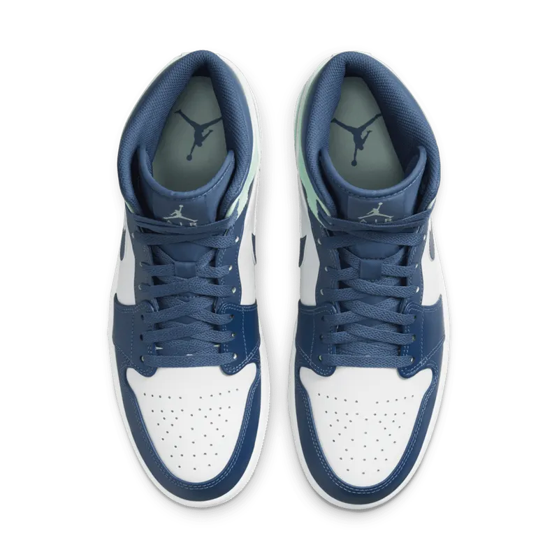 Air Jordan 1 Mid Mystic Navy Mint Foam (554724-413)