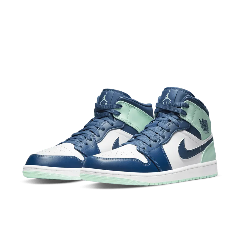 Air Jordan 1 Mid Mystic Navy Mint Foam (554724-413)