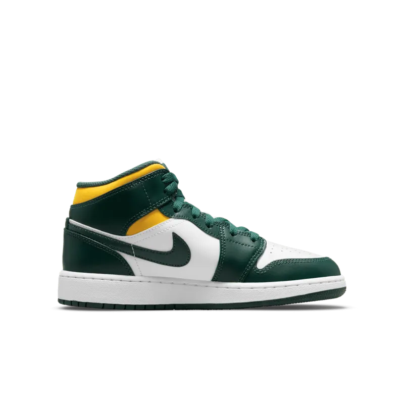 Air Jordan 1 Mid Sonics (GS) 2021) (554725-371)