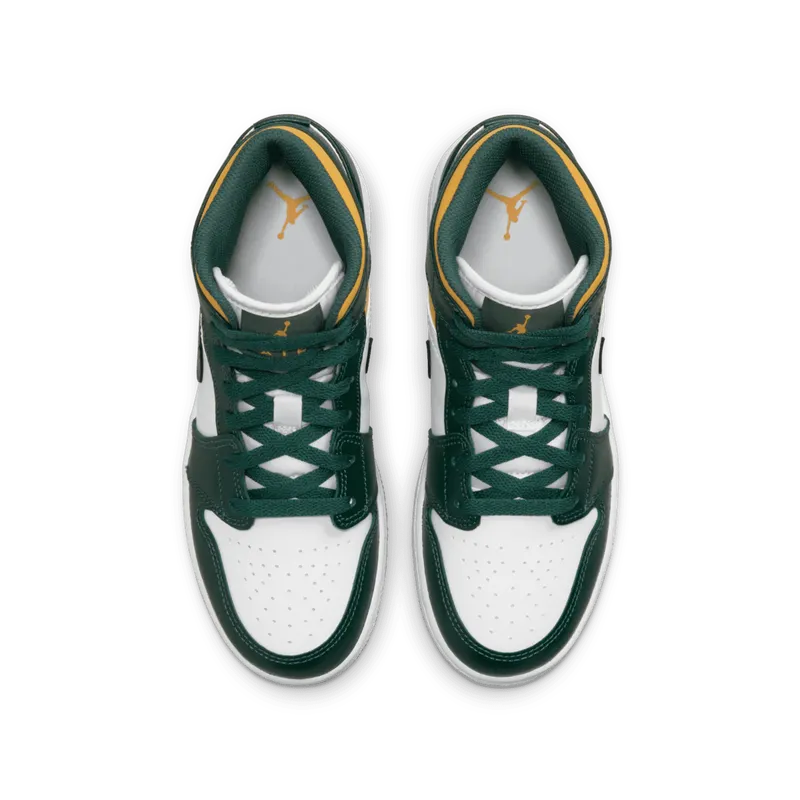 Air Jordan 1 Mid Sonics (GS) 2021) (554725-371)