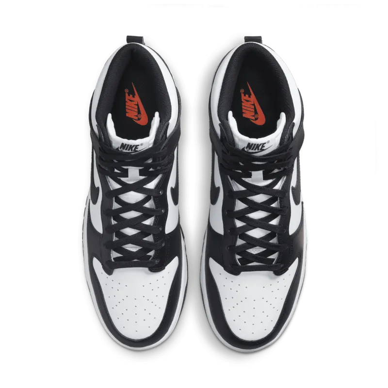 Nike Dunk High Black White (Orange Tab) (DD1399-105)
