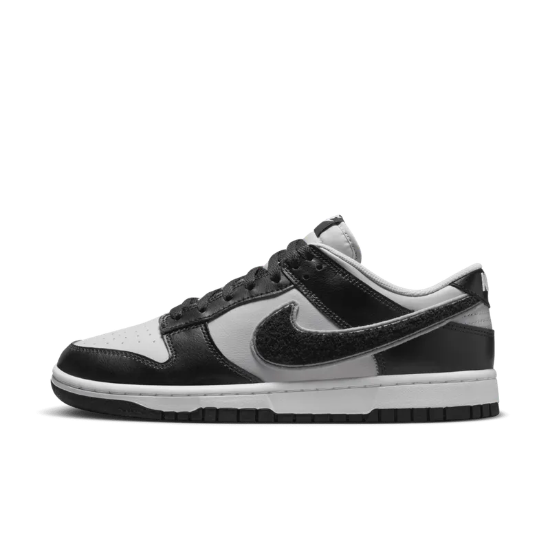 Nike Dunk Low ‘Chenille Swoosh Black Grey’ (DQ7683-001)