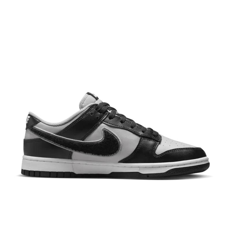 Nike Dunk Low ‘Chenille Swoosh Black Grey’ (DQ7683-001)