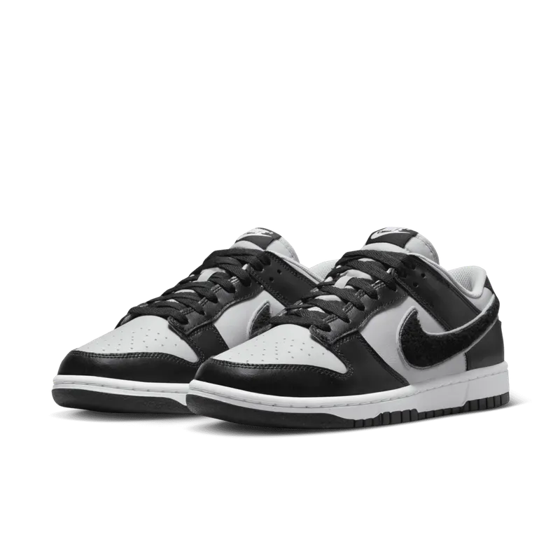 Nike Dunk Low ‘Chenille Swoosh Black Grey’ (DQ7683-001)