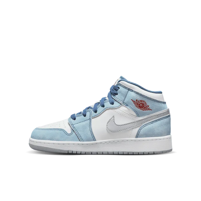 Air Jordan 1 Mid SE GS French Blue Fire Red (DR6235-401)