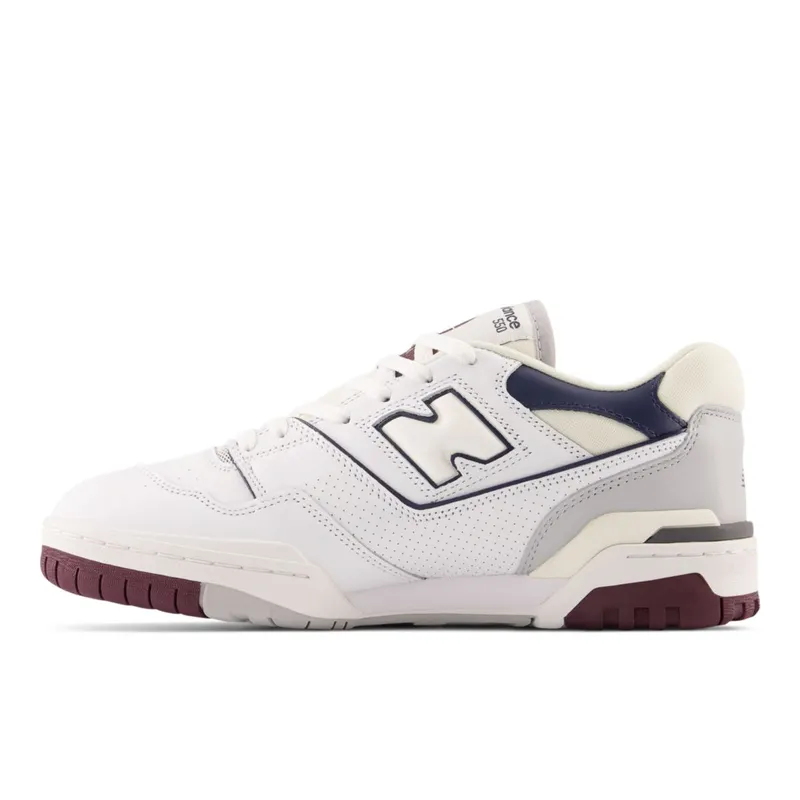 New Balance 550 White ‘Maroon Natural Indigo’ (BB550PWB)