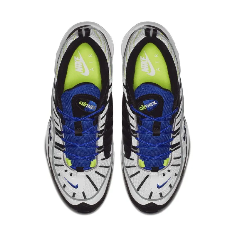 Nike Air Max 98 ‘White & Black & Racer Blue’ (640744-103)