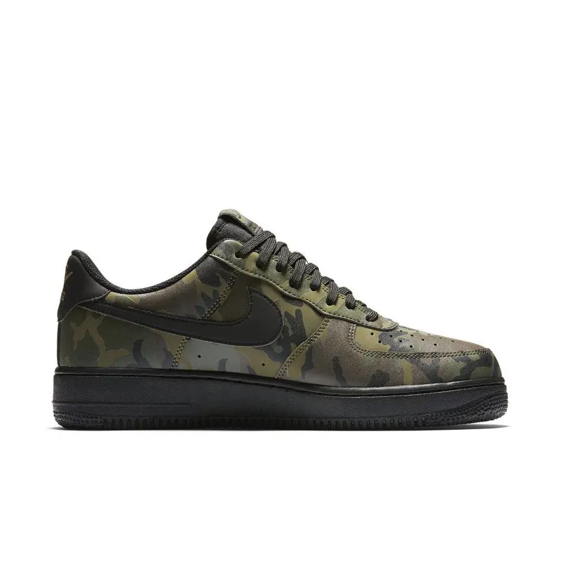 Nike Air Force 1 07 LV8 ‘Medium Olive Camo Reflective’ (718152-203)