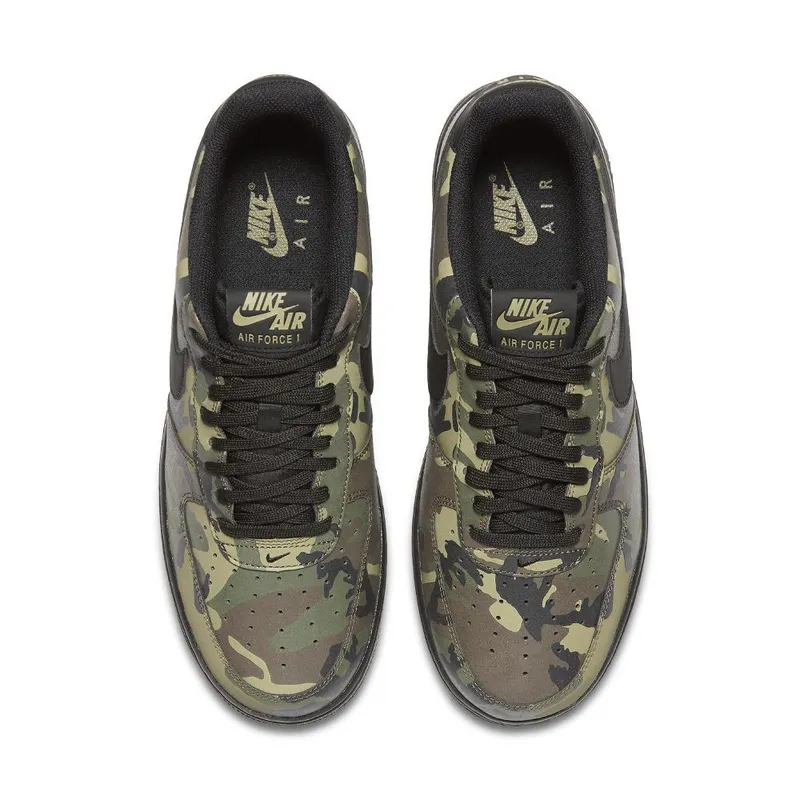 Nike Air Force 1 07 LV8 ‘Medium Olive Camo Reflective’ (718152-203)