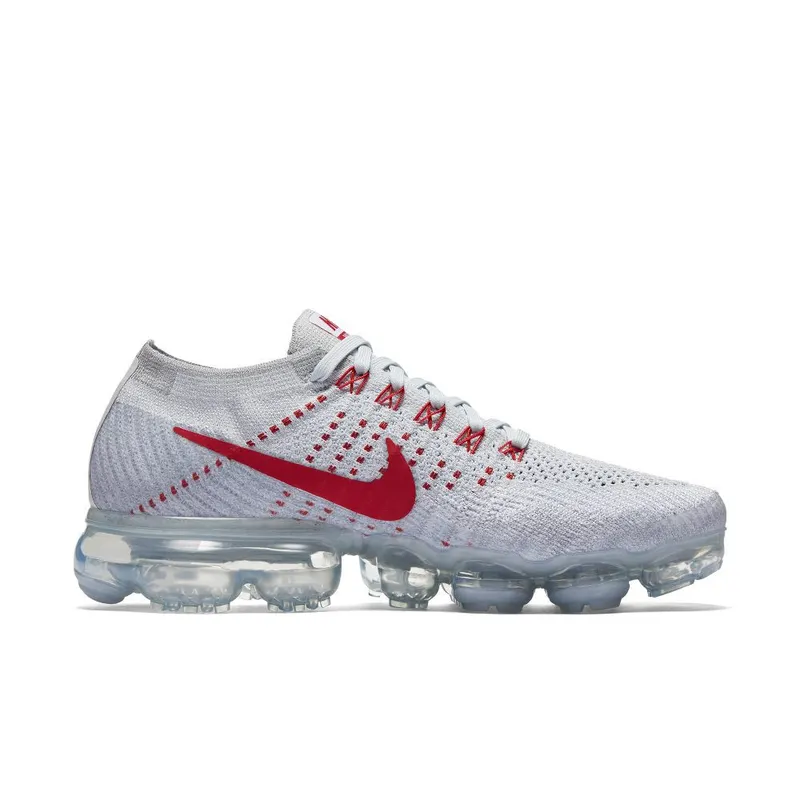 Nike Air VaporMax ‘Pure Platinum & University Red’